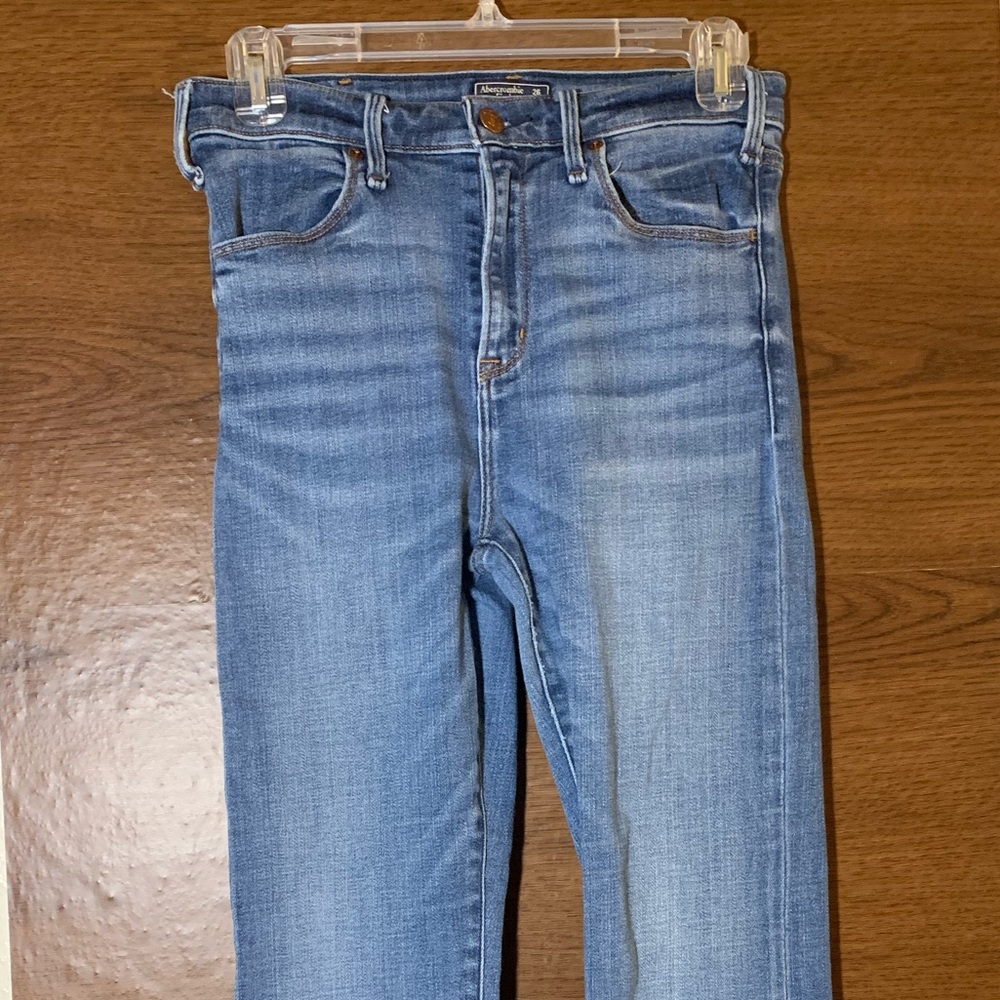 Abercrombie and Fitch High rise jeans ankle flare
